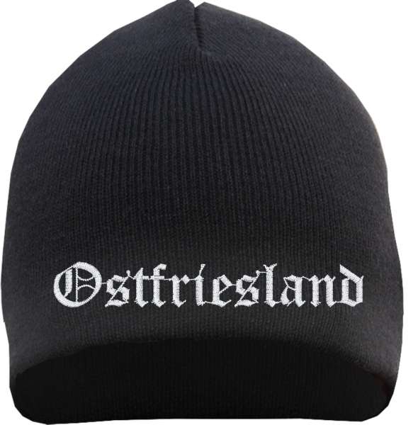Ostfriesland Beanie - bestickt - Mütze