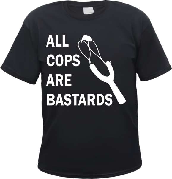 All Cops Are Bastards T-Shirt - Zwille - Schwarz