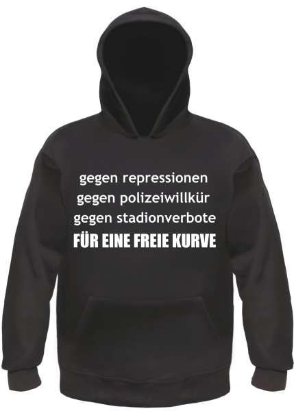 Für Eine Freie Kurve Sweatshirt - Schwarz