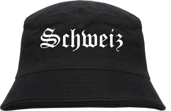 Schweiz Fischerhut - Altdeutsch - Bucket Hat