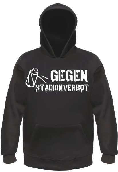 Gegen Stadionverbot Sweatshirt - Sprühdose - Schwarz