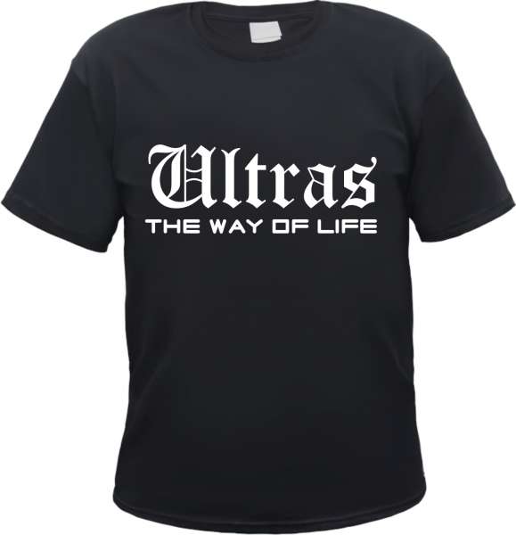 Ultras The Way Of Life T-Shirt - Schwarz