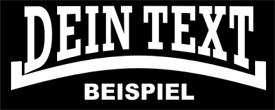 Individueller Banner Linie Motiv - 2m x 80cm