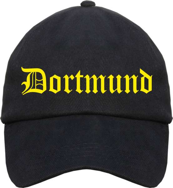 DORTMUND Cap + Altdeutsch + schwarz/gelb