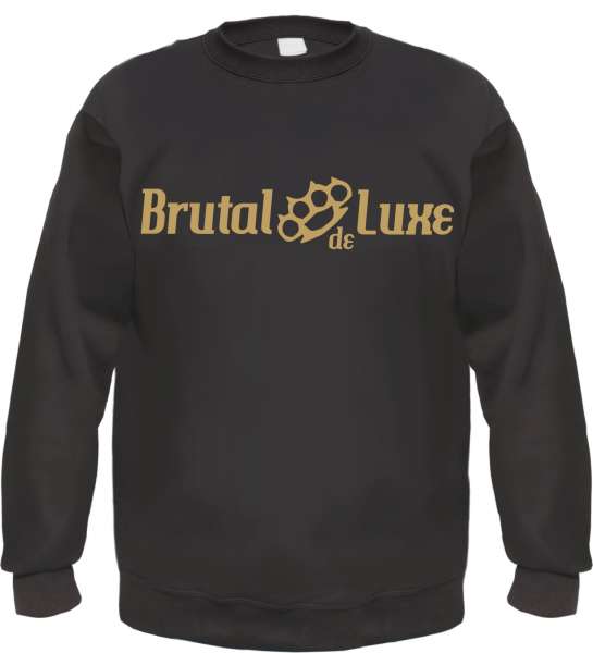 Brutal de Luxe Sweatshirt - Schwarz - Schlagring