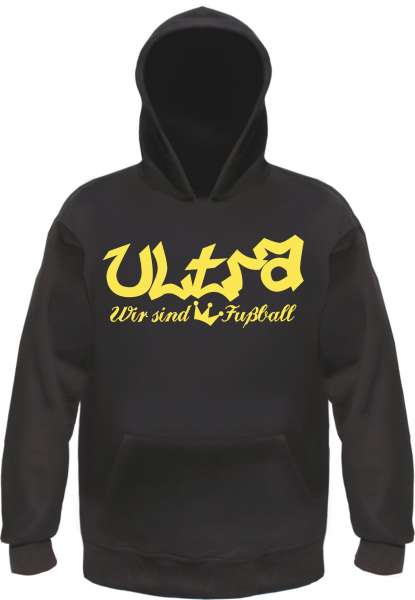 Ultra - König Fussball Sweatshirt - Schwarz Gold