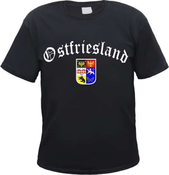 OSTFRIESLAND T-Shirt mit Wappen
