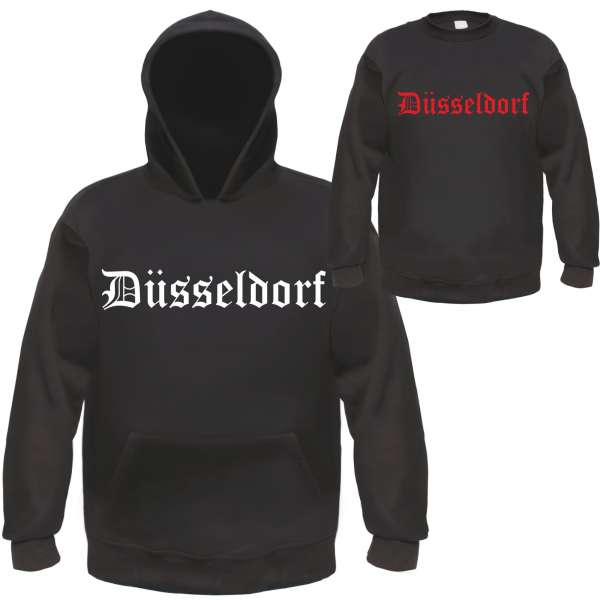 DÜSSELDORF Sweatshirt - Altdeutsch - Schwarz