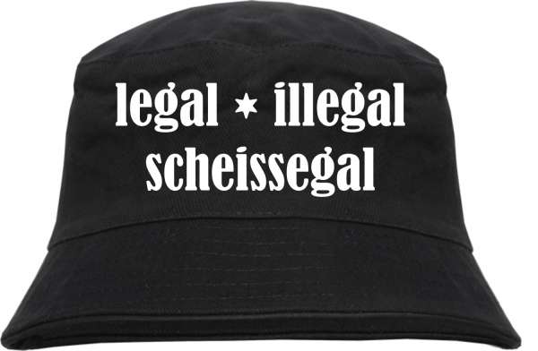 Fischerhut - LEGAL ILLEGAL SCHEISSEGAL - Bucket Hat