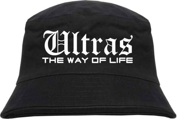 Ultras The Way Of Life Fischerhut - Bucket Hat - Schwarz