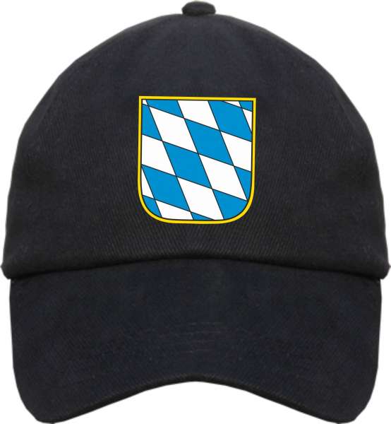 Bundesland Bayern Cappy - Wappen - Schwarz