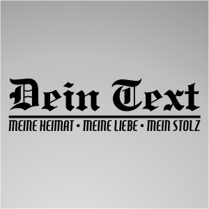 Sweatshirt - HEIMAT LIEBE STOLZ - Mit Wunschtext