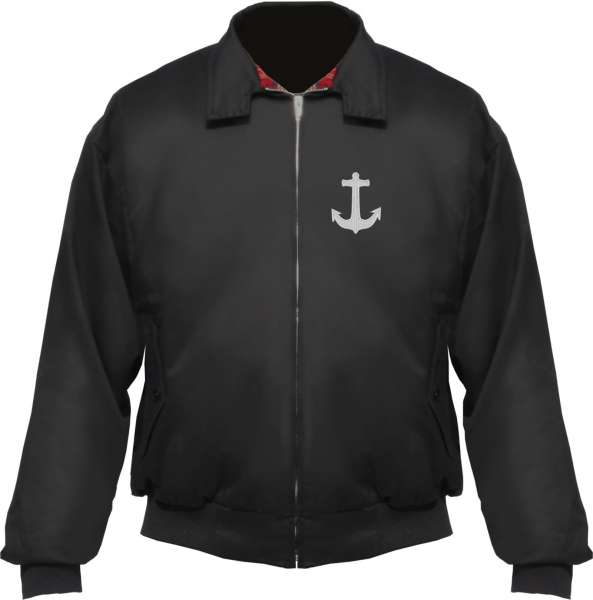 Harrington Jacke - Anker - Schwarz