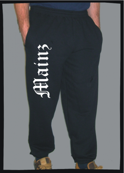 MAINZ oldschool Jogginghose + Altdeutsch + schwarz