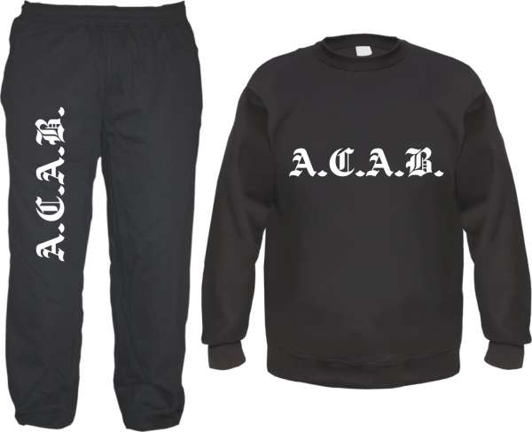 ACAB Jogginganzug - Sweater und Jogginghose im Set