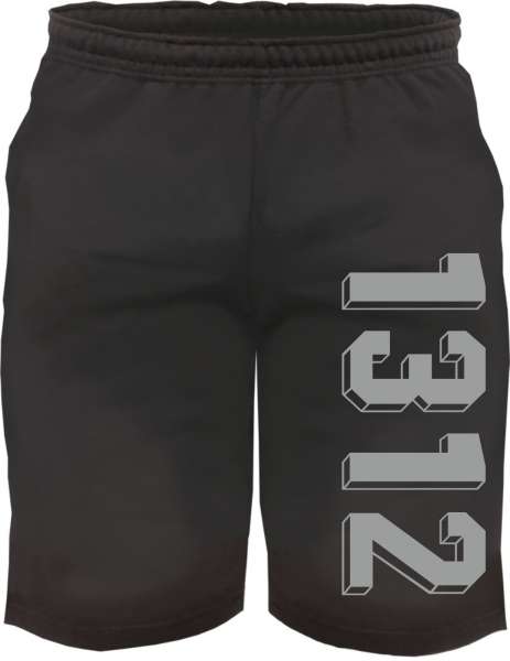 1312 Sweatshorts - Schattenzahlen - Kurze Jogginghose