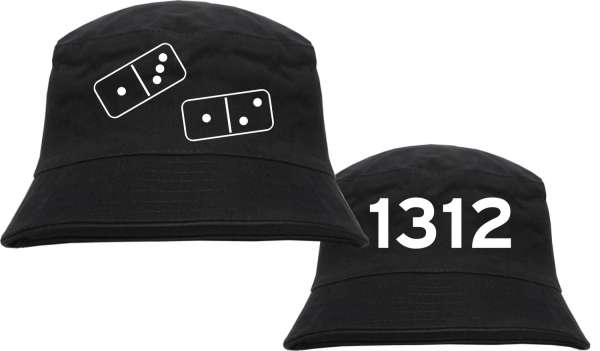 1312 Fischerhut - DOMINOSTEINE - Bucket Hat