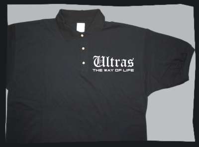 Ultras the way of life Poloshirt +++ schwarz/weiss