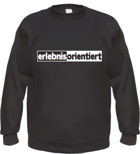 erlebnisorientiert Sweatshirt - Schlagring - Schwarz