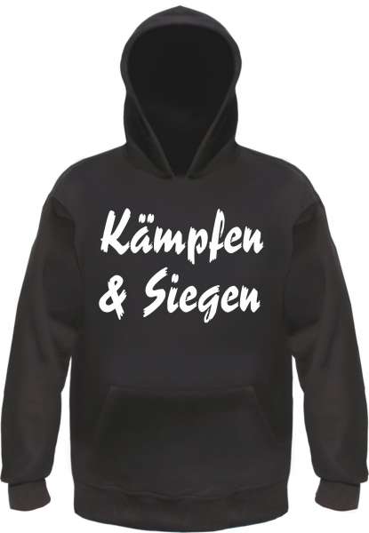 Kämpfen und Siegen Sweatshirt - Propaganda - Schwarz