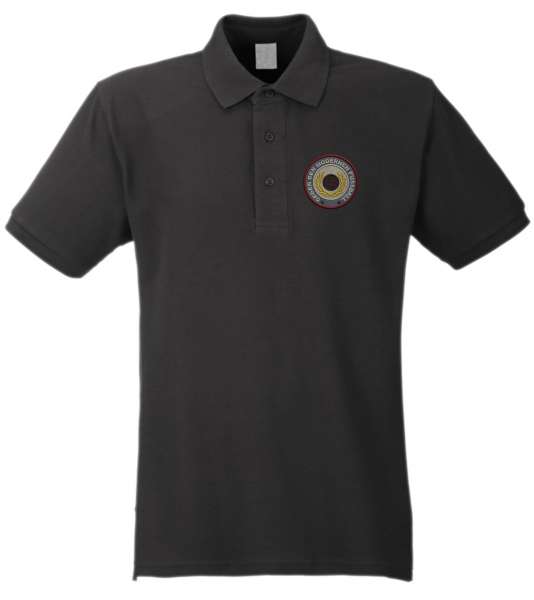 Poloshirt + Gegen den modernen Fussball + Bestickt