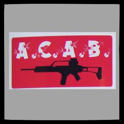 A.C.A.B. Aufkleber / Sticker