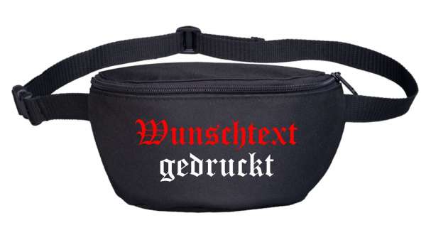 Bauchtasche mit Wunschtext - DRUCK - Modell Kamerad