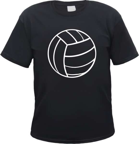 T-Shirt mit Motiv - Fussball - Schwarz