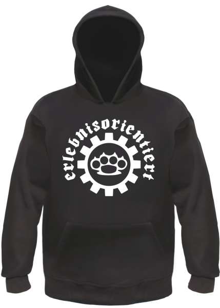 Erlebnisorientiert Sweatshirt - Zahnrad - Schwarz