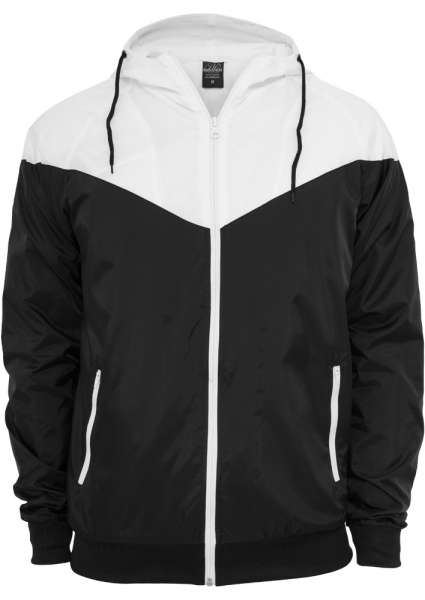 Windrunner Jacke - Schwarz Weiss
