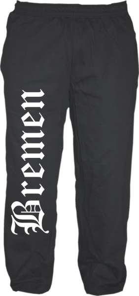 BREMEN oldschool Jogginghose + Altdeutsch + schwarz