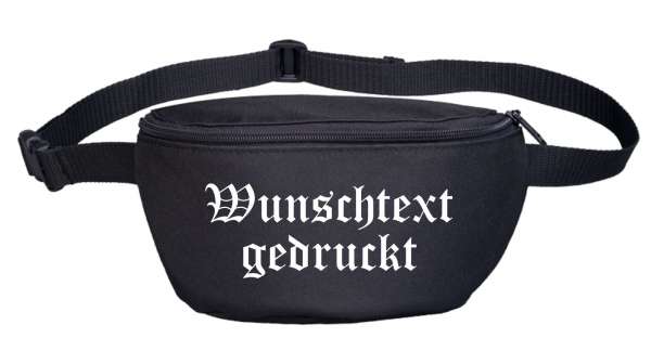 Bauchtasche mit Wunschtext - ALTDEUTSCH - bedruckt