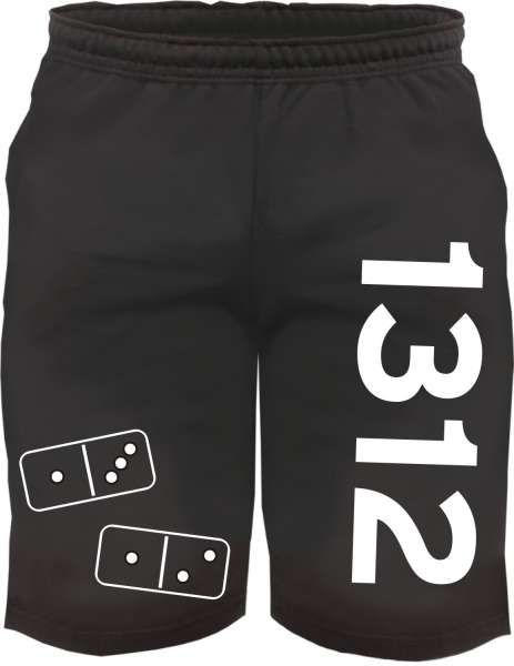 Sweatshorts - 1312 Dominosteine - Kurze Jogginghose