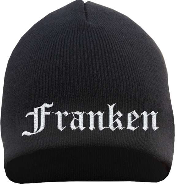 Franken Beanie - bestickt - Mütze