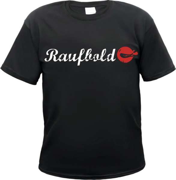 Raufbold T-Shirt - Schwarz Weiss Rot