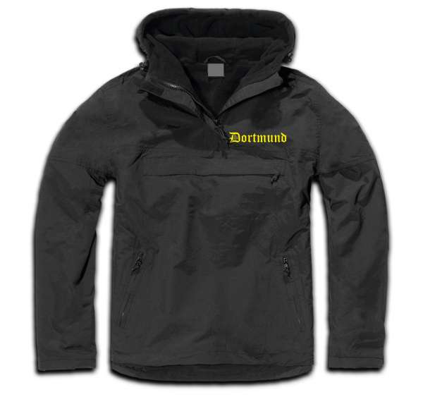 DORTMUND Windbreaker / Stormfighter Jacket + bestickt