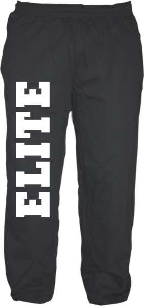 Jogginghose - ELITE - Sweatapants - Schwarz