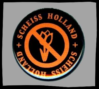 Scheiss Holland Button