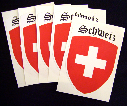 Schweiz Aufkleber / Sticker