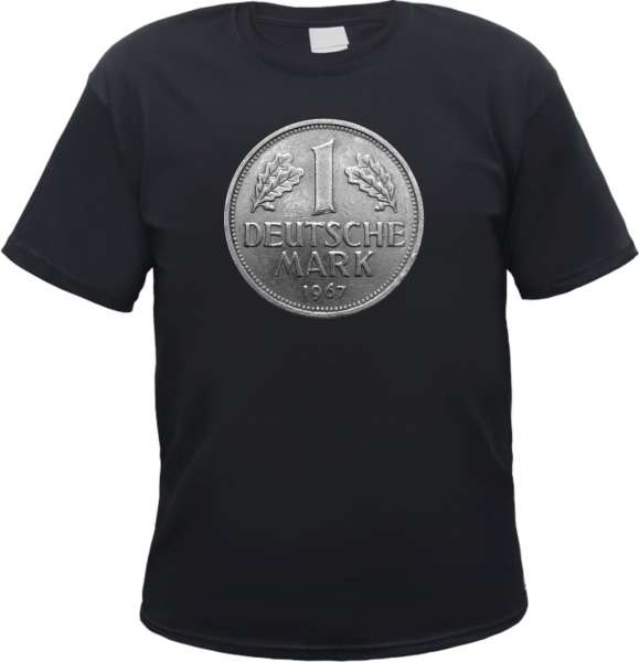 Deutsche Mark - DM T-Shirt - Schwarz oder Weiss