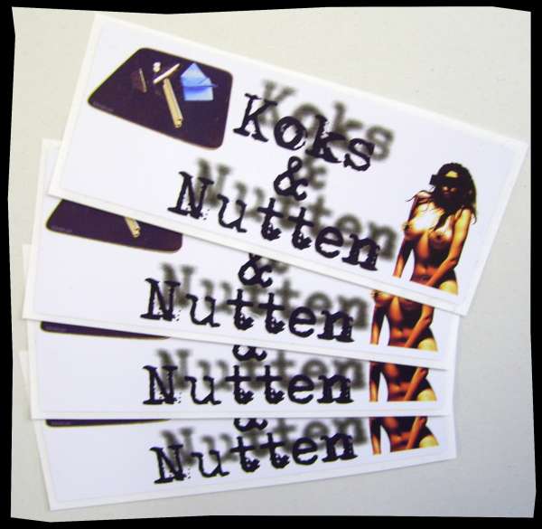 Koks und Nutten Aufkleber / Sticker