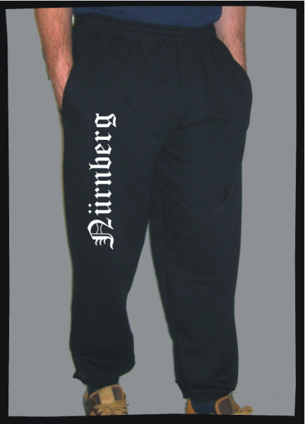 NÜRNBERG oldschool Jogginghose + Altdeutsch + schwarz