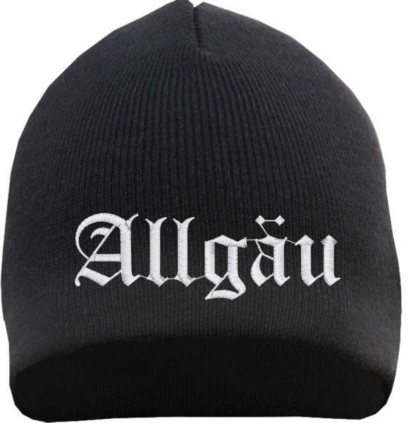 Allgäu Beanie - bestickt - Mütze