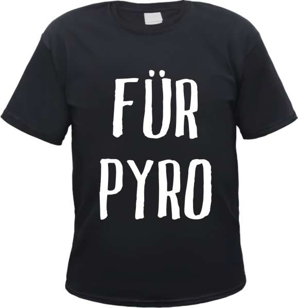 AGEBOT: Für Pyro T-Shirt + schwarz/weiss