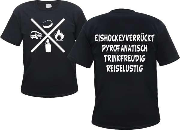 Eishockeyverrückt T-Shirt - Verschiedene Farben