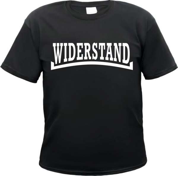 Angebot - Widerstand T-Shirt - Linie - Schwarz