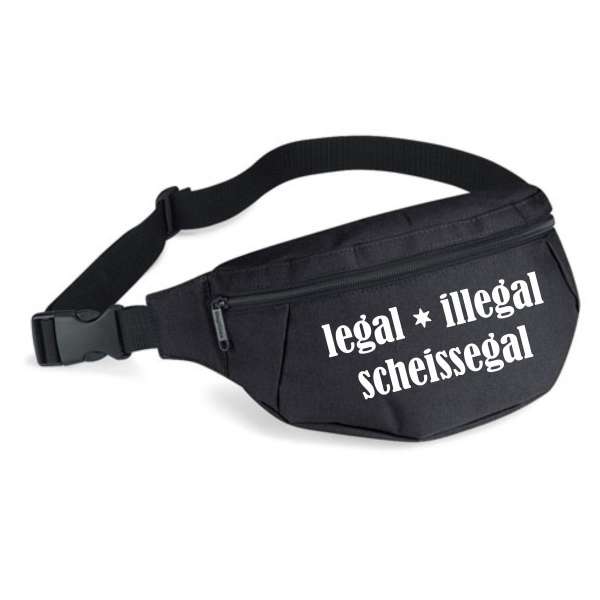 Bauchtasche - legal illegal scheissegal - Gürteltasche